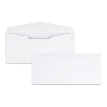 Quality Park™ Laser And Inkjet White Business Envelope, #10, Bankers Flap, Gummed Closure, 4.13 X 9.5, White, 500-box freeshipping - TVN Wholesale
